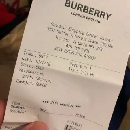 burberry order returns.